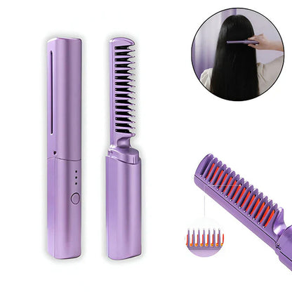 Mini Hair Straightener Comb